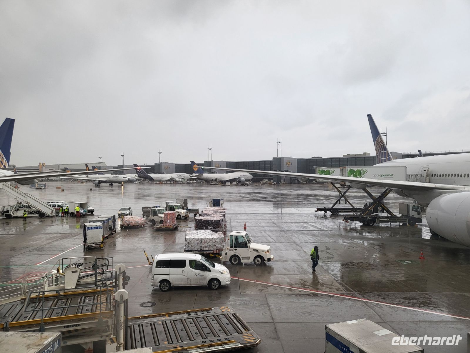 Maschine wird für den Start vorbereitet 