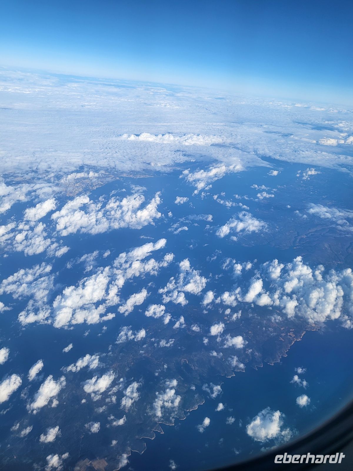 Blick auf die Küste Kroatiens