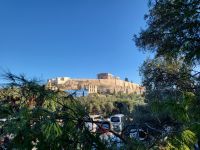 Parkplatz unterhalb der Akropolis 