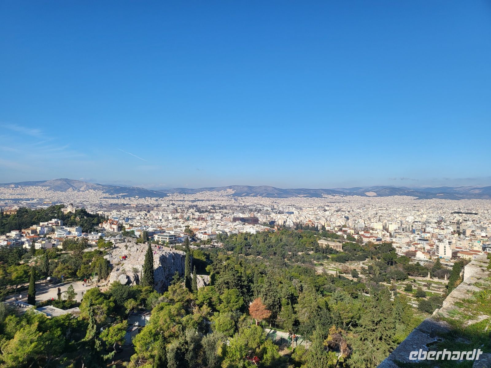 Ausblick auf Athen