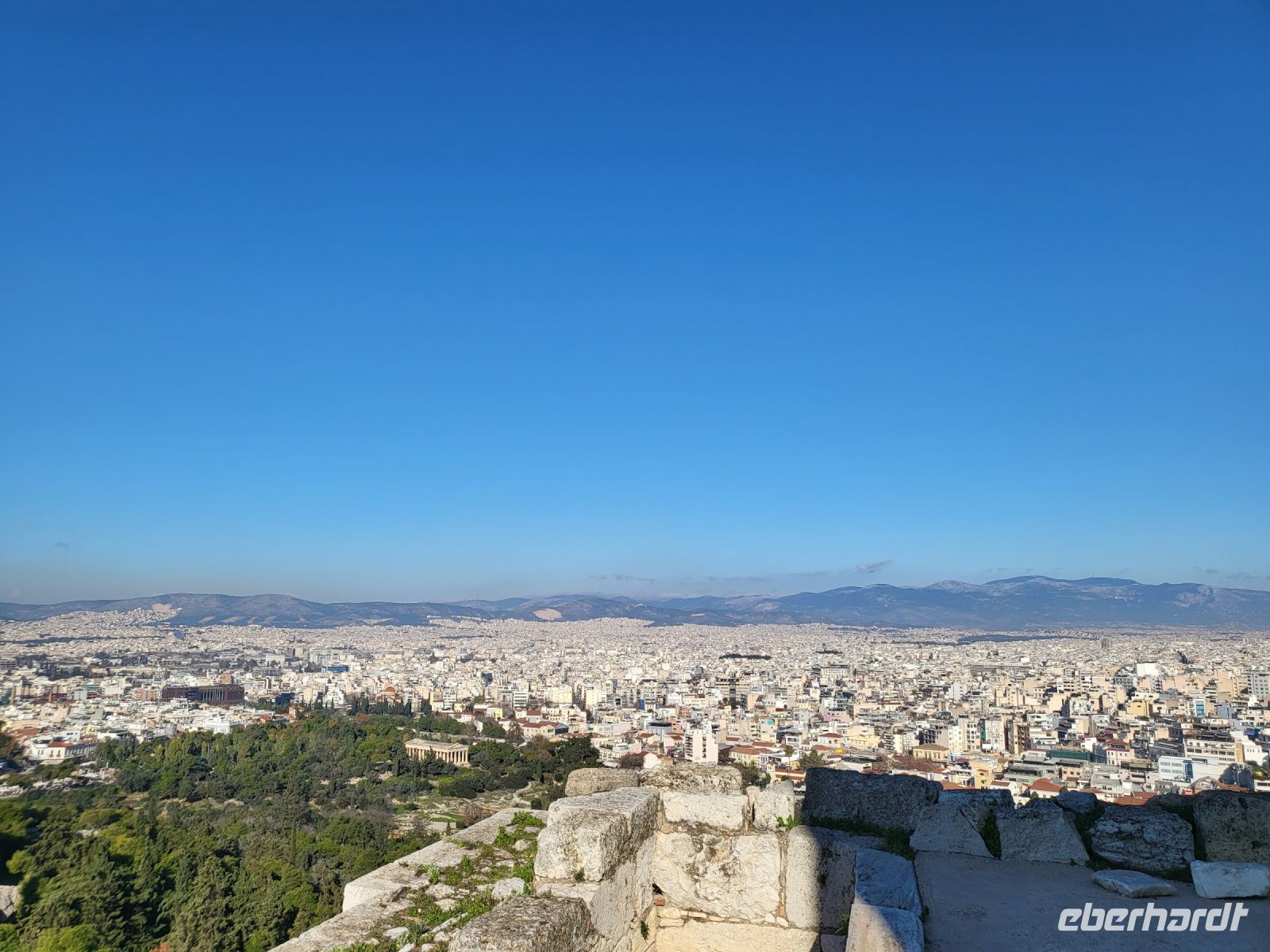 Ausblick auf Athen