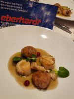 Auszug aus dem Gala-Dinner-Menü am Silvesterabend