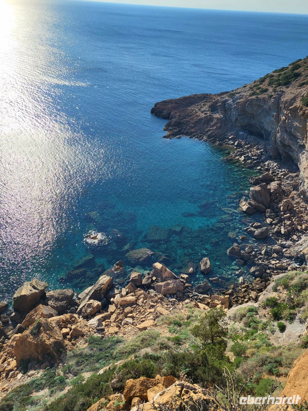 Glasklares Wasser, Mittelmeer 