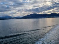 Fährüberfahrt von Ancona nach Igoumenitsa (griechisches Festland kurz vor Ankunft in Igoumenitsa...)