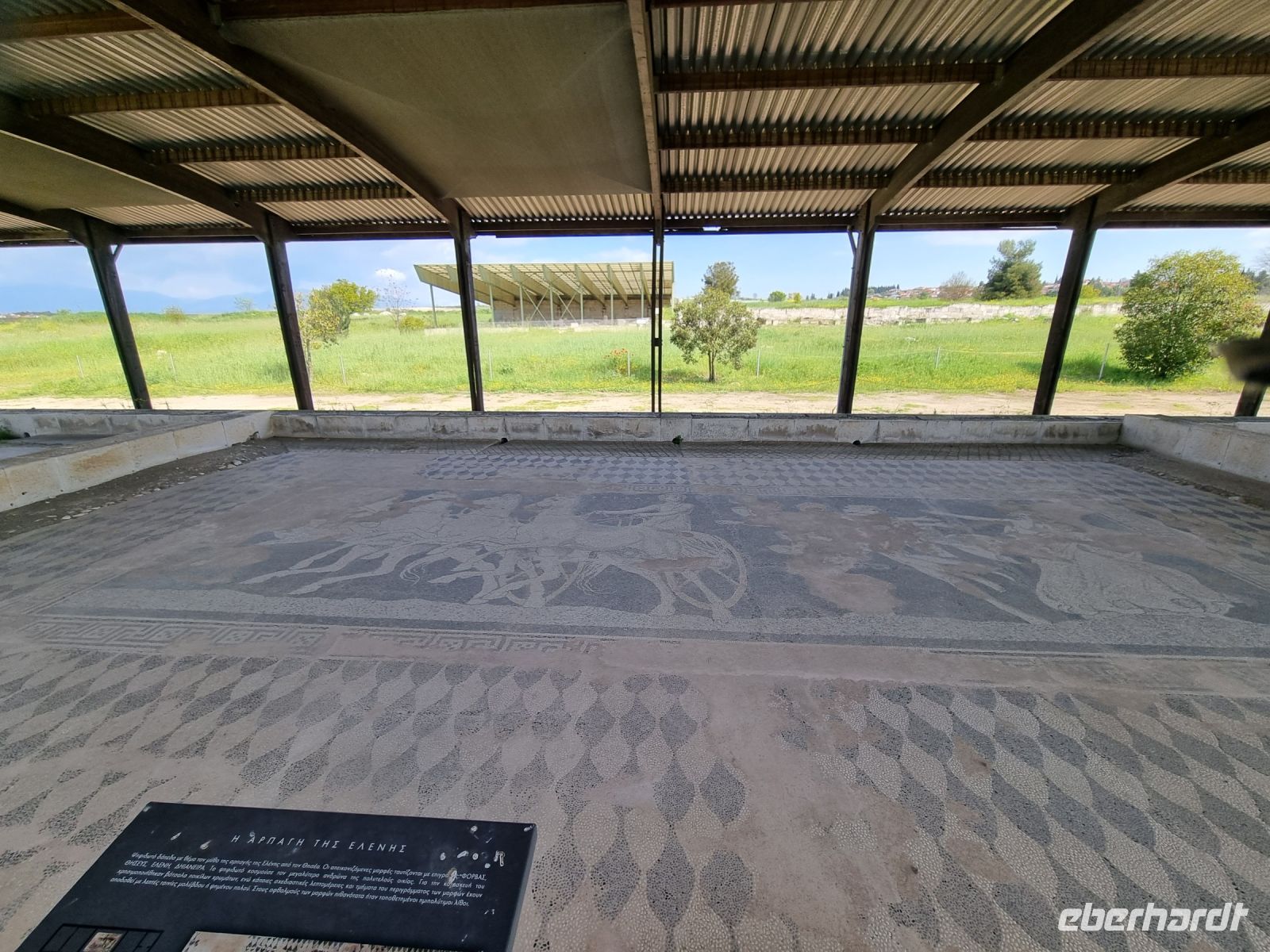 Archäologisches Zone von Pella (Mosaik 