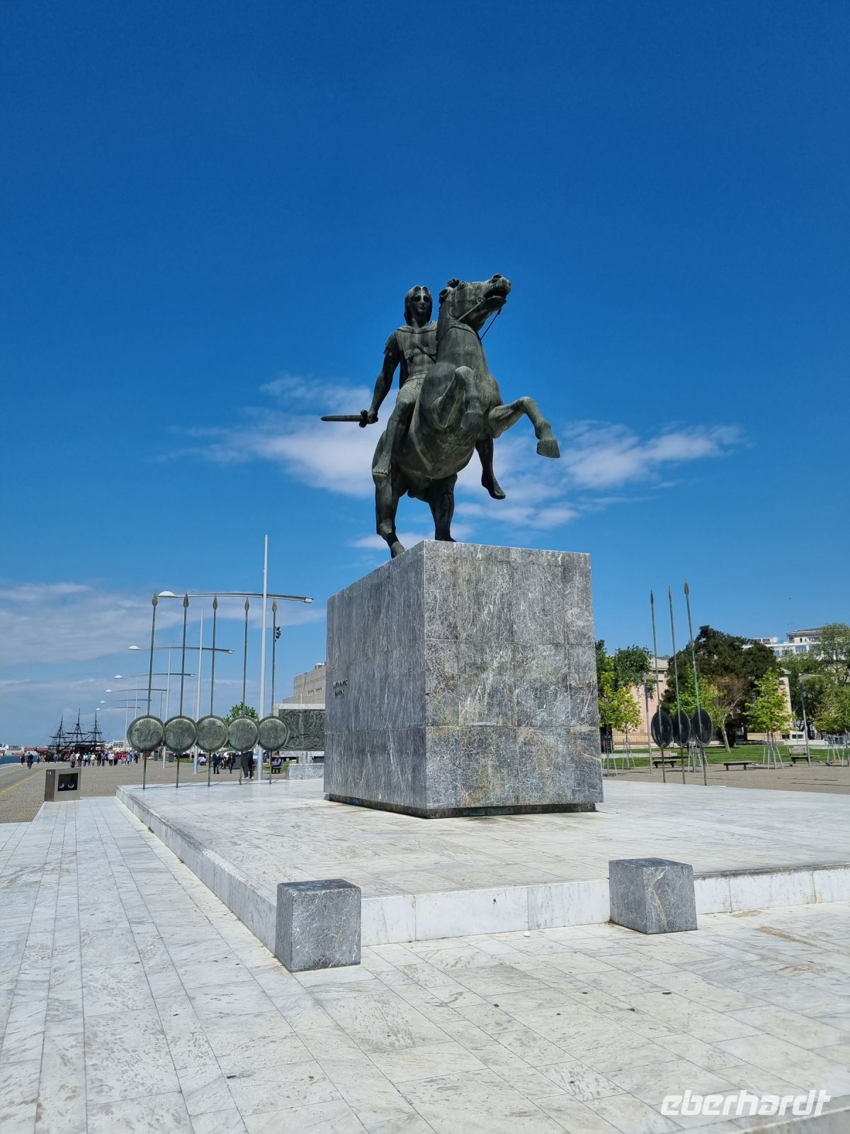 Thessaloniki - Promenade (Statue Alexander des Grossen)