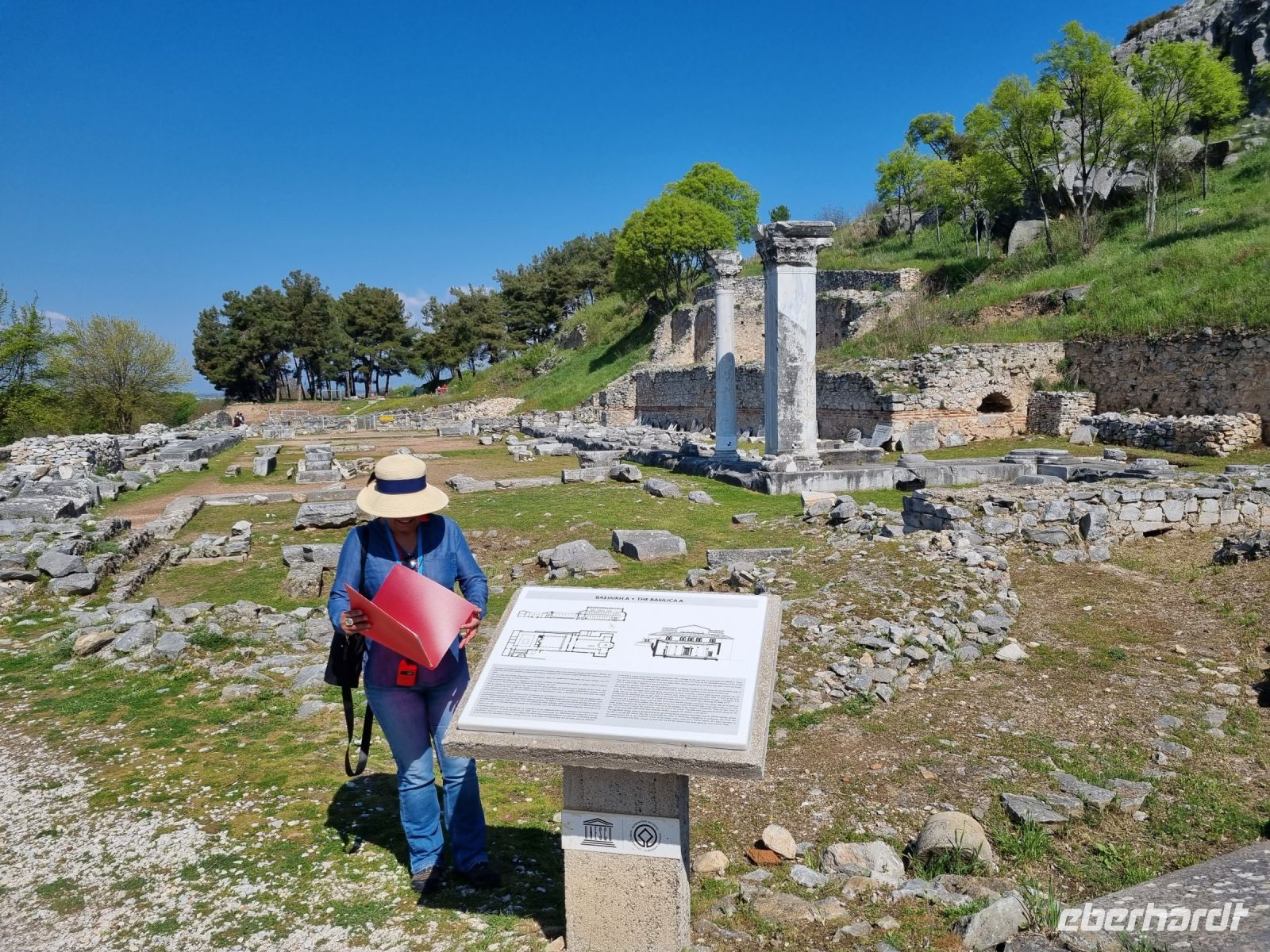 Archäologische Zone in Philippi (Basilika)