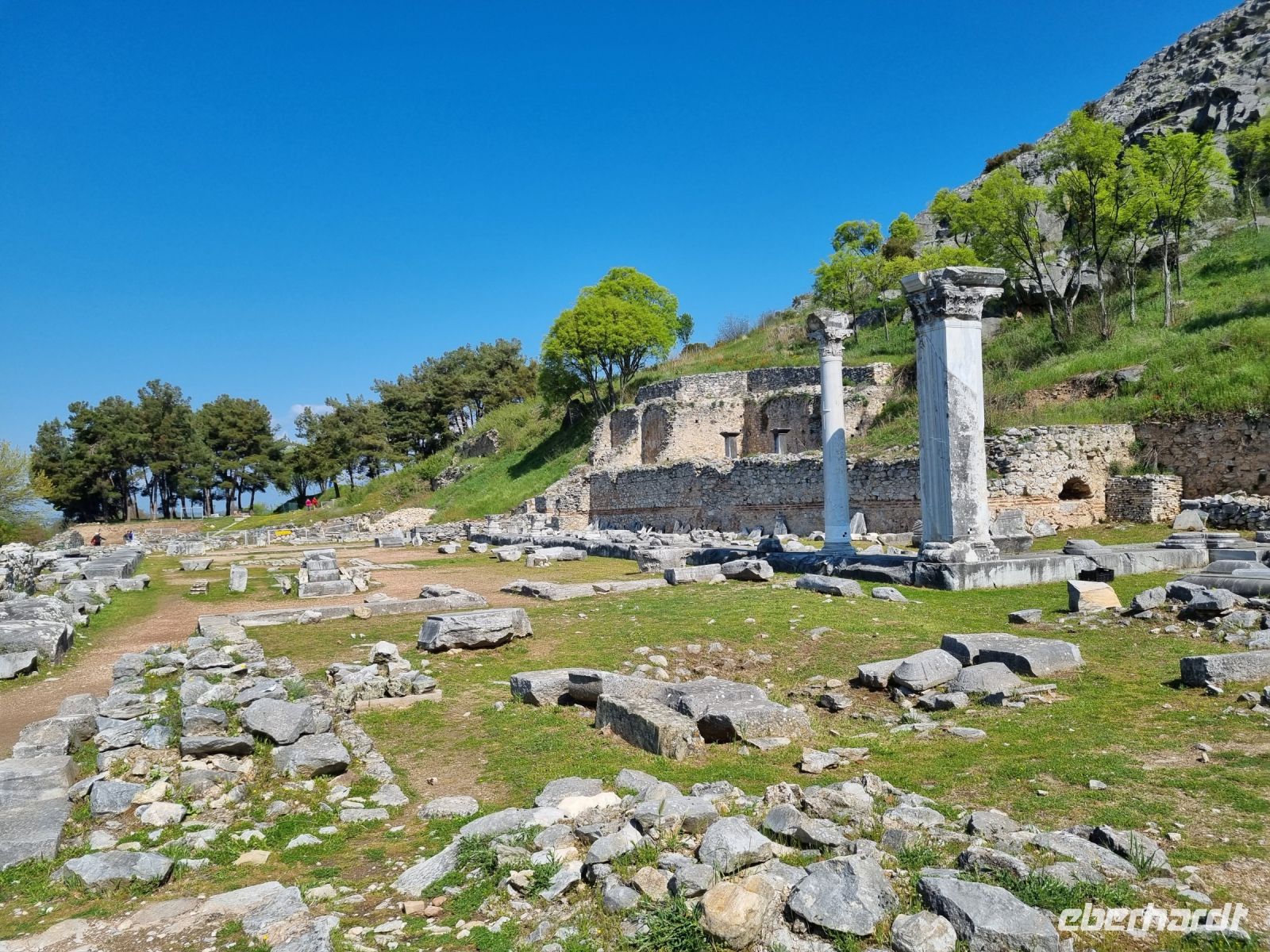Archäologische Zone in Philippi (Basilika)
