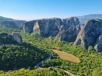 Meteora-Felsen - Ausblick vom Kloster Varlaam...