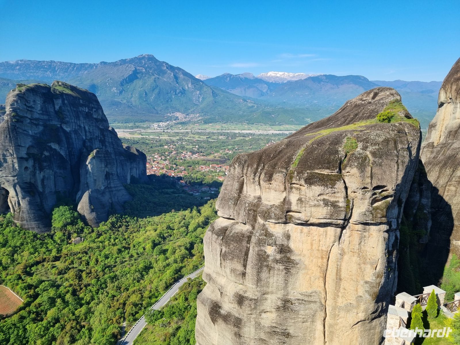 Meteora-Felsen - Ausblick vom Kloster Varlaam...