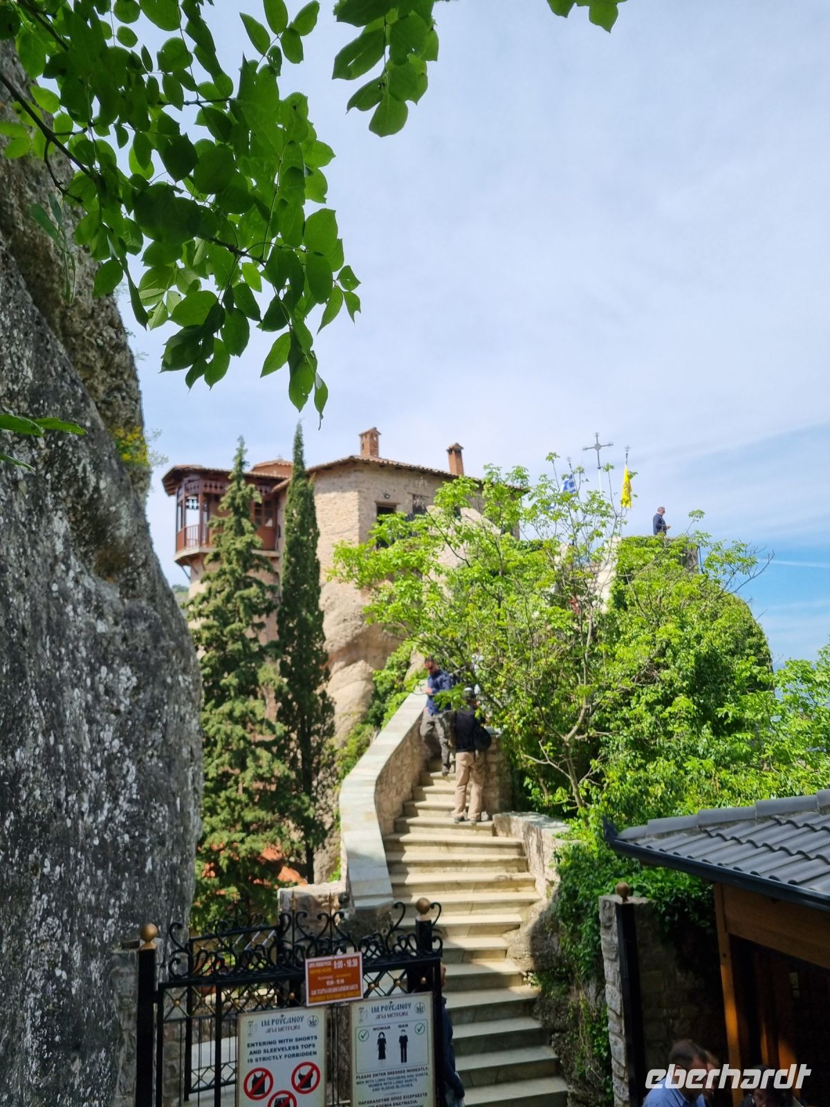 Meteora-Felsen - Kloster der heiligen Barbara Roussanou 