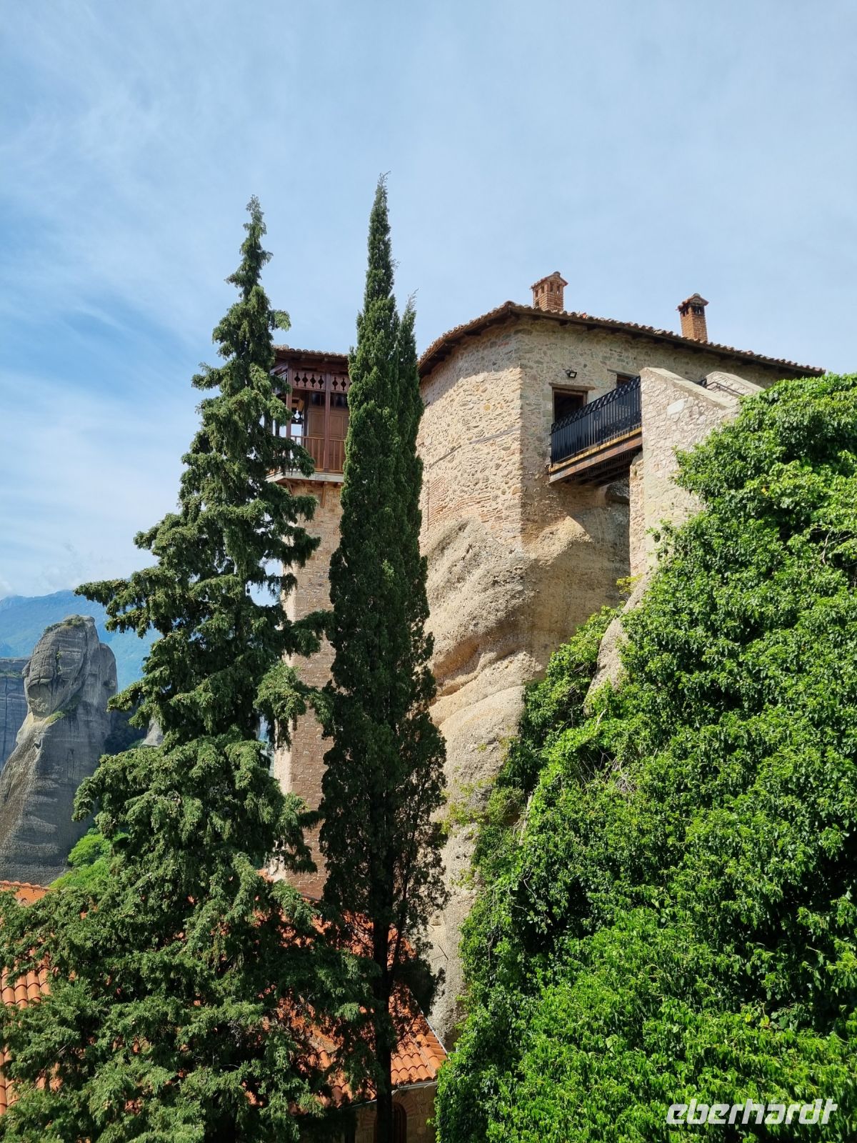 Meteora-Felsen - Kloster der heiligen Barbara Roussanou 