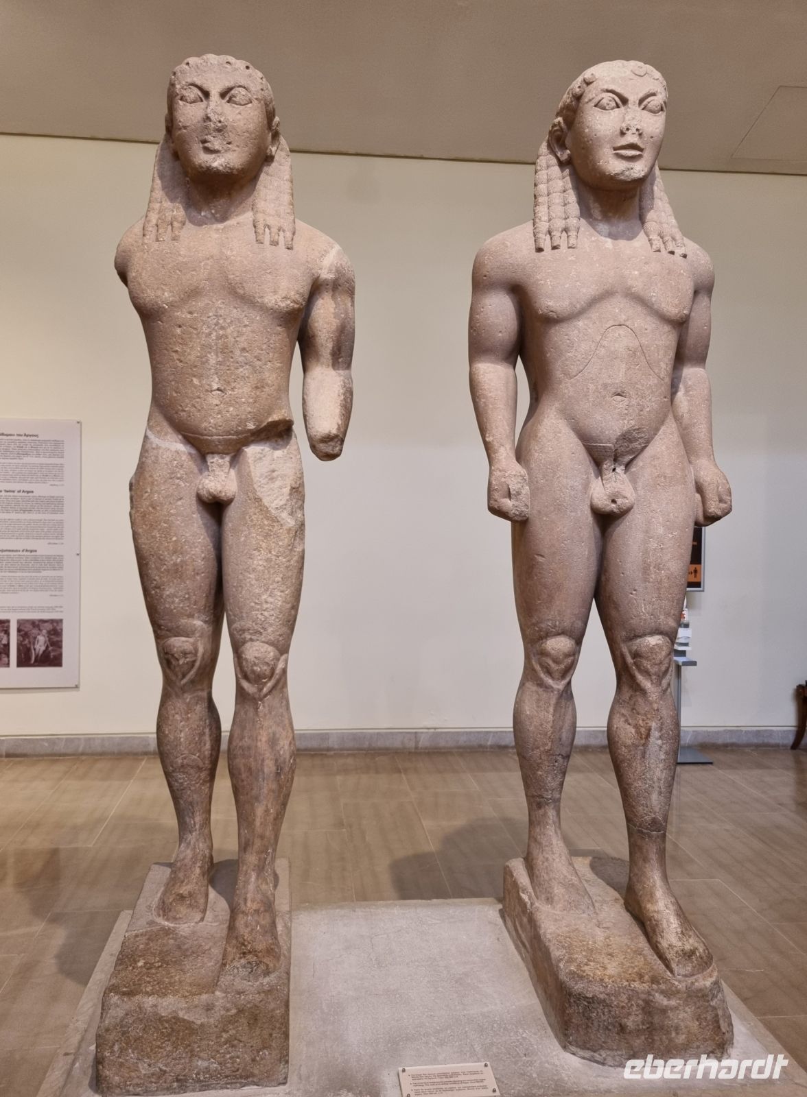 Delphi - Archäologisches Museum (Statuen der Brüder Kleobis und Biton)