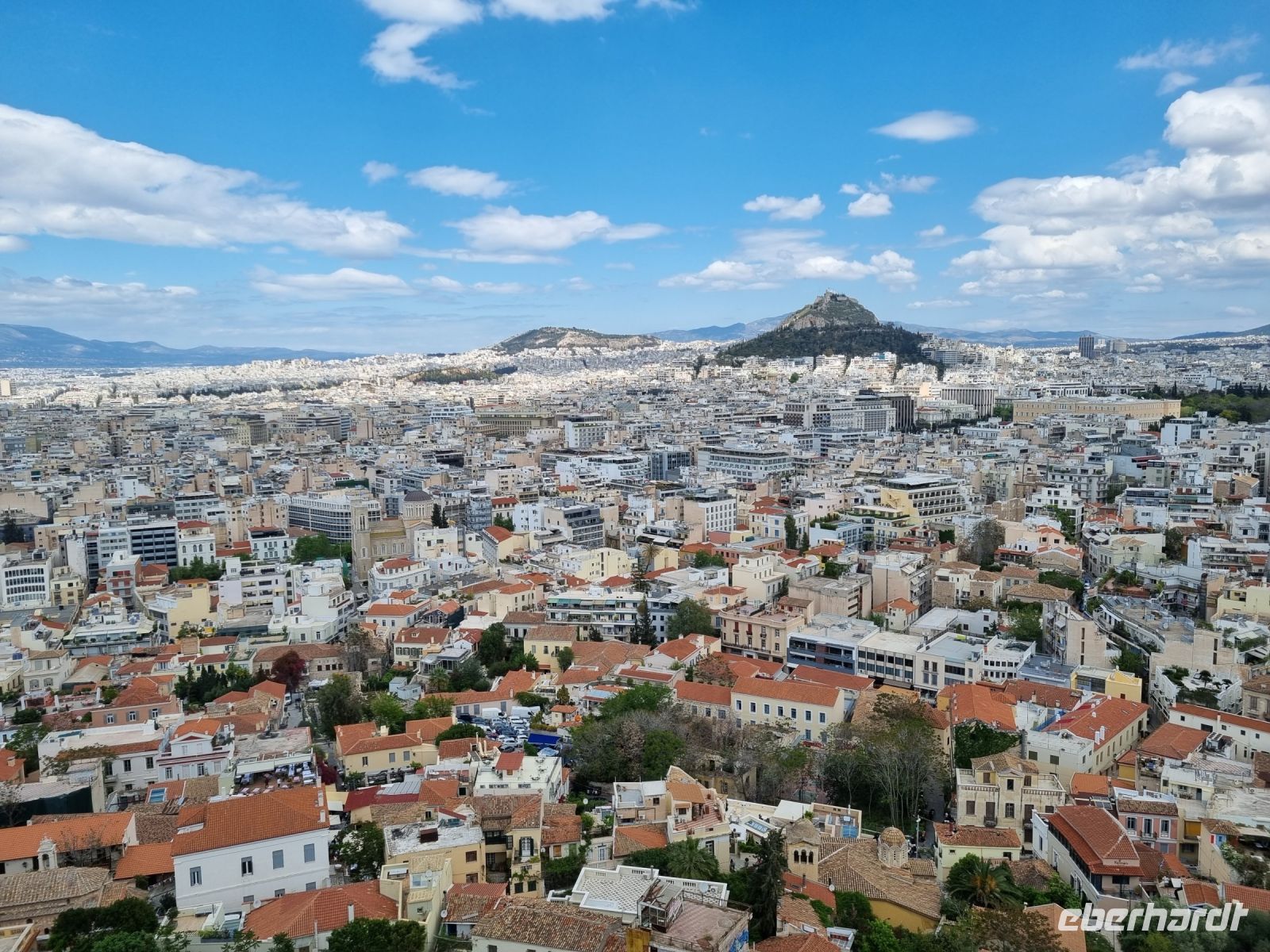 Athen - Ausblick von der Akropolis 