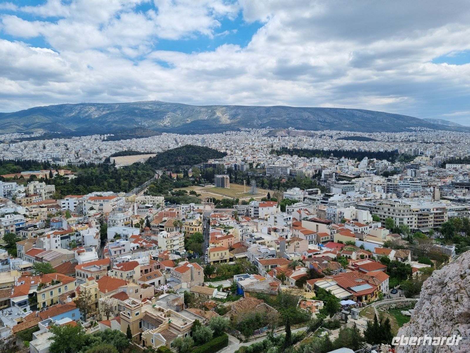 Athen - Ausblick von der Akropolis 