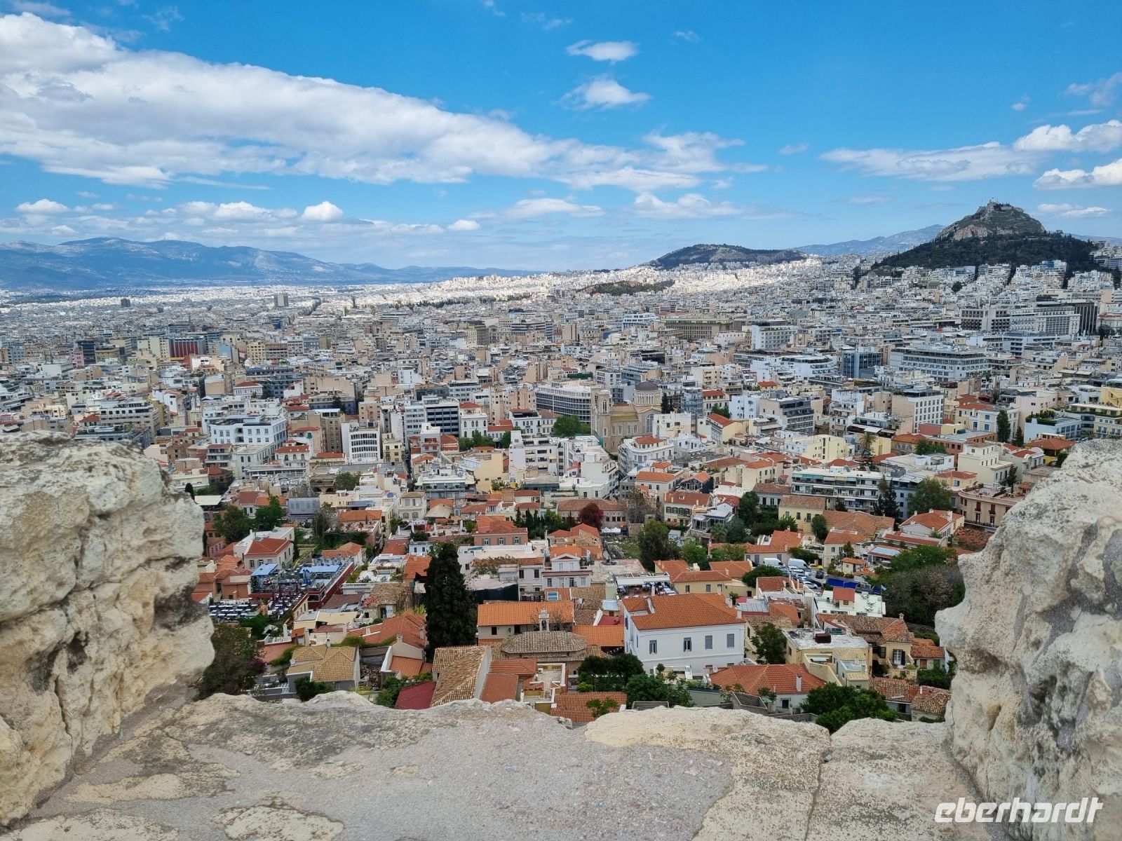 Athen - Ausblick von der Akropolis 