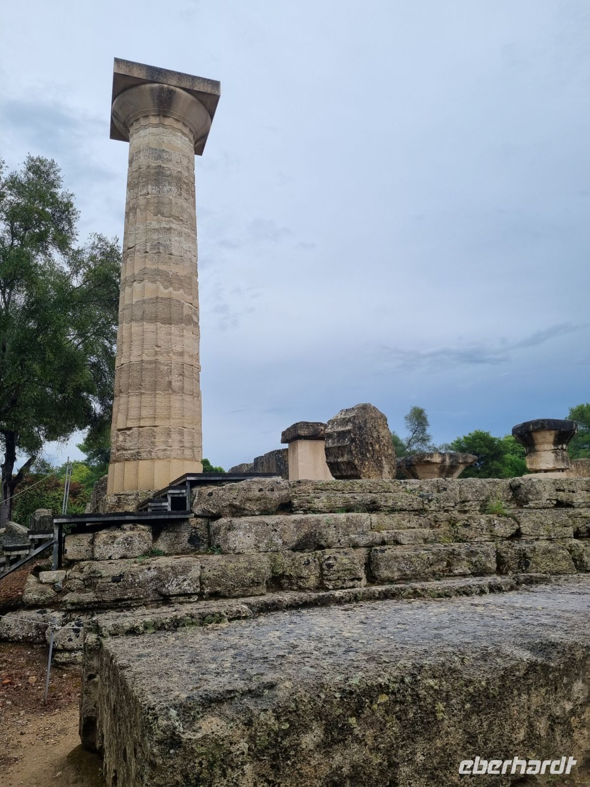 Olympia - Säule des Zeus-Tempels