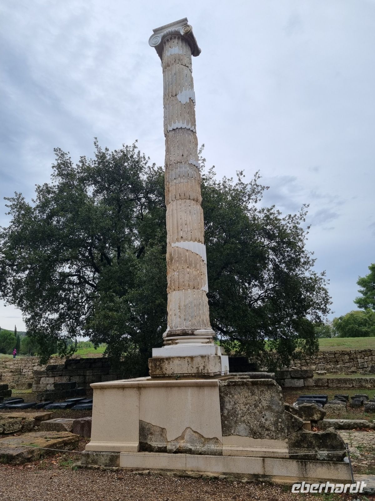 Olympia - Säule des Zeus-Tempels