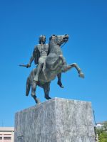 Thessaloniki - Promenade (Statue Alexander des Grossen)