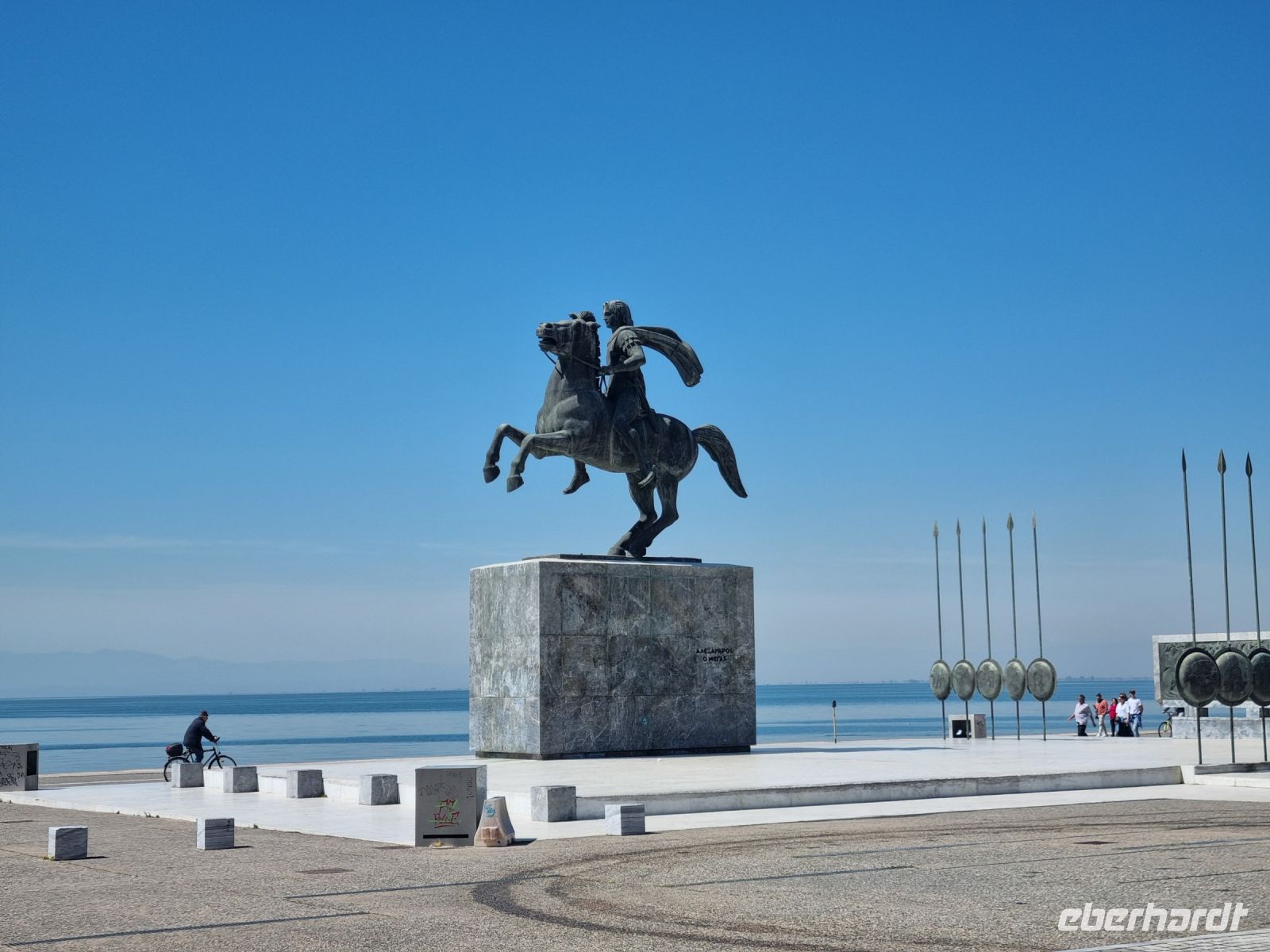 Thessaloniki - Promenade (Statue Alexander des Grossen)