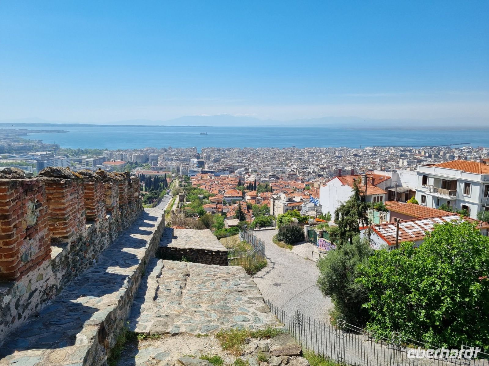 Thessaloniki - Ausblick von der Zitadelle