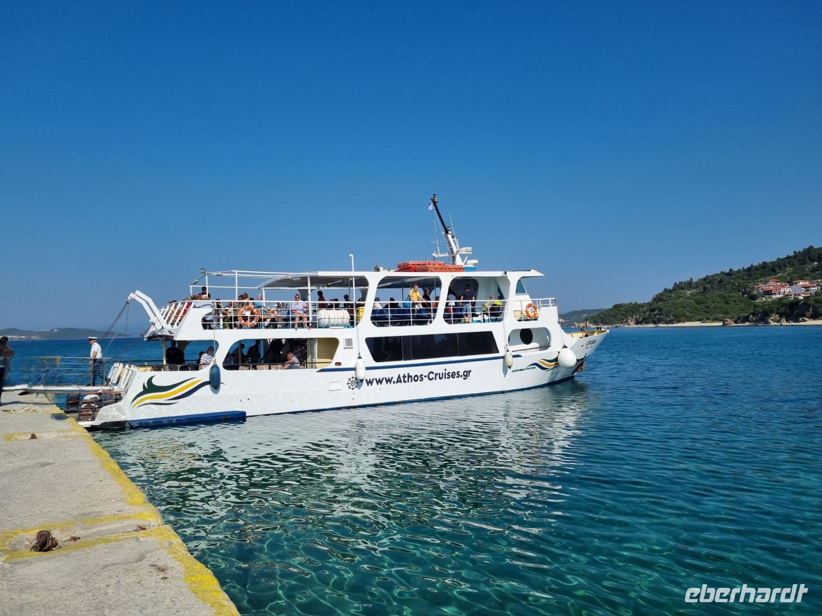 Ouranoupolis - Schifffahrt zum Berg Athos...