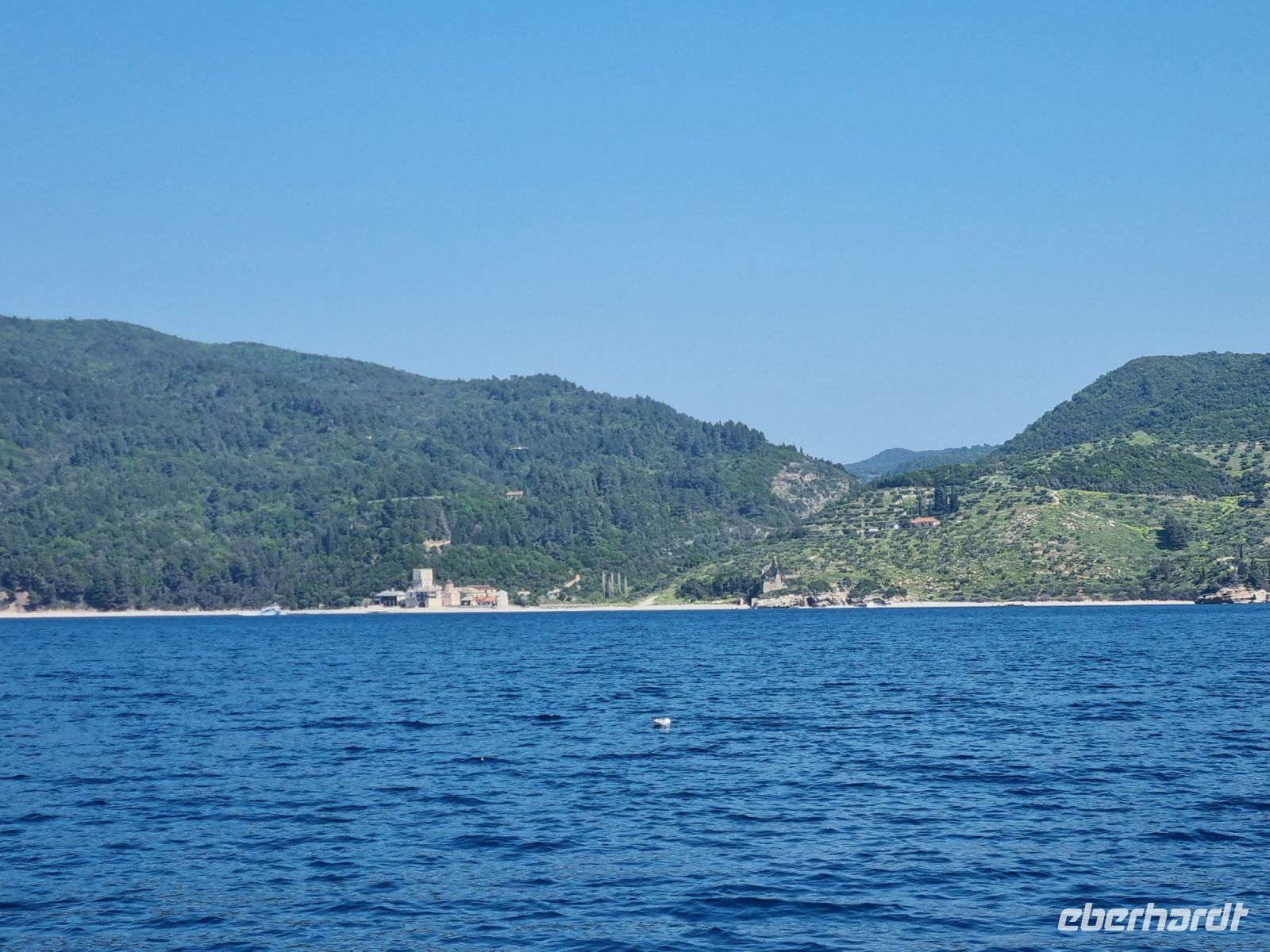 Schifffahrt zum Berg Athos...