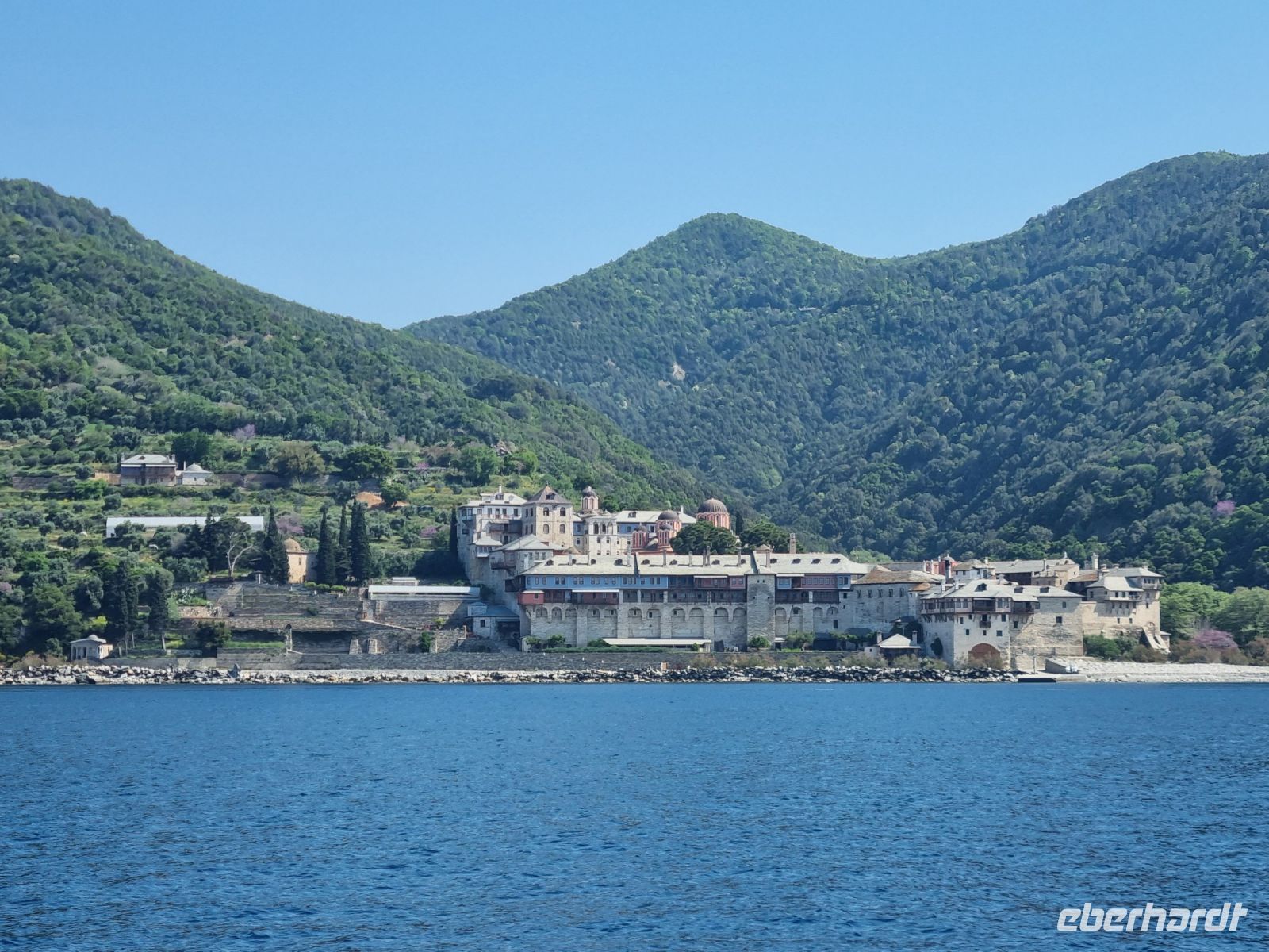 Schifffahrt zum Berg Athos - Kloster Xenophontos