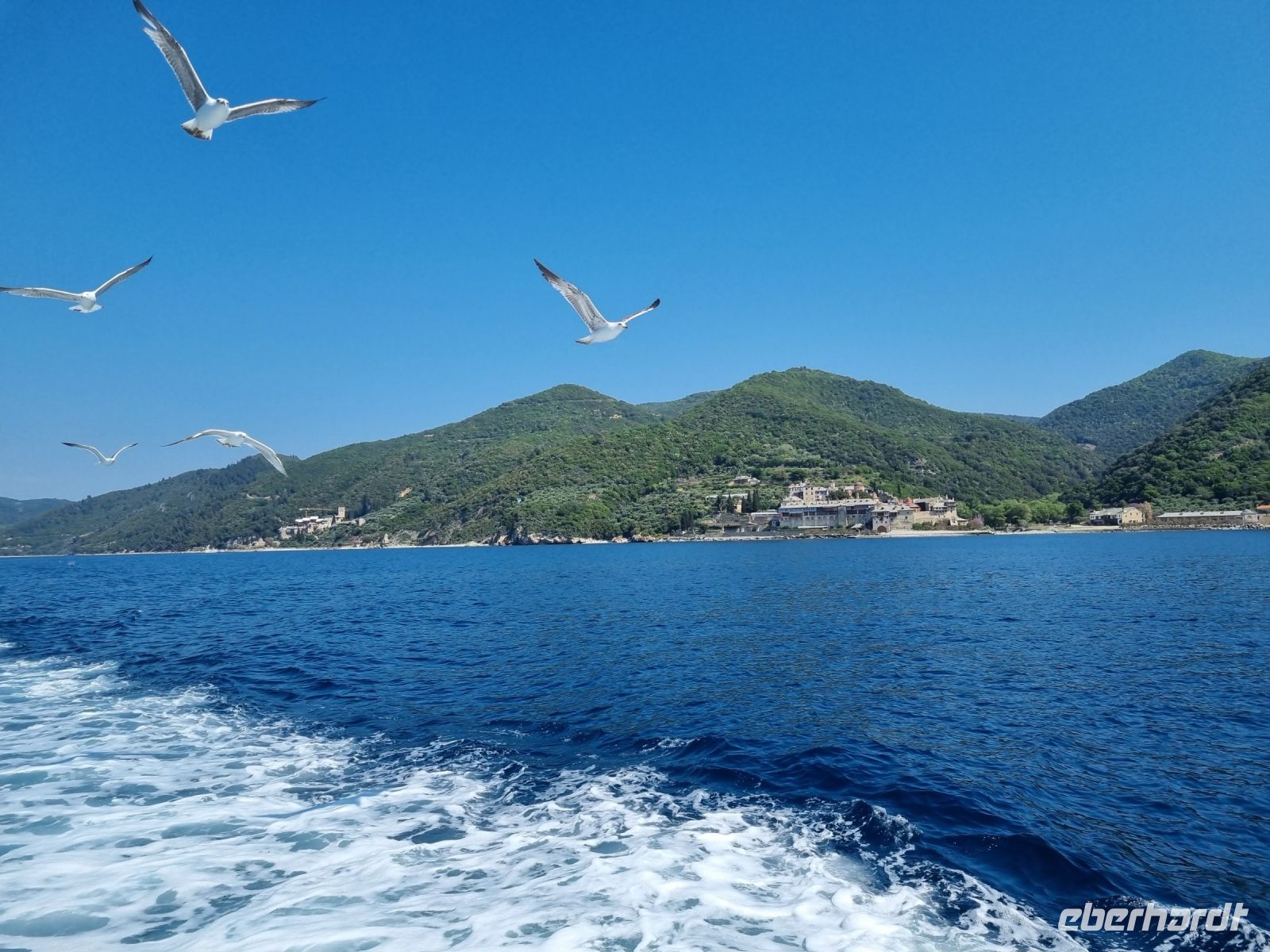 Schifffahrt zum Berg Athos...