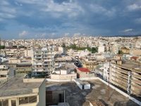 Thessaloniki - Ausblick von der Dachterrasse des Hotel 