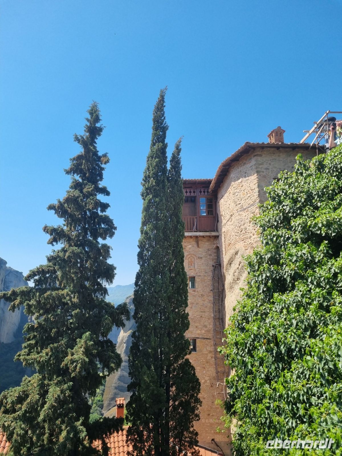 Meteora-Felsen - Kloster der Heiligen Barbara Roussanou