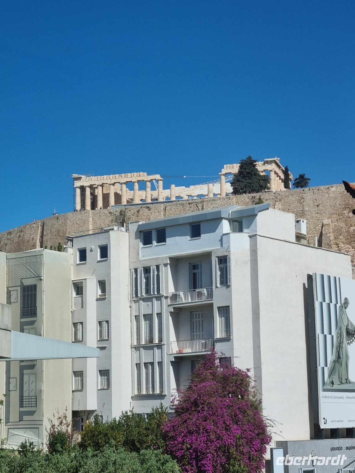 Athen - Ausblick vom Akropolismuseum...