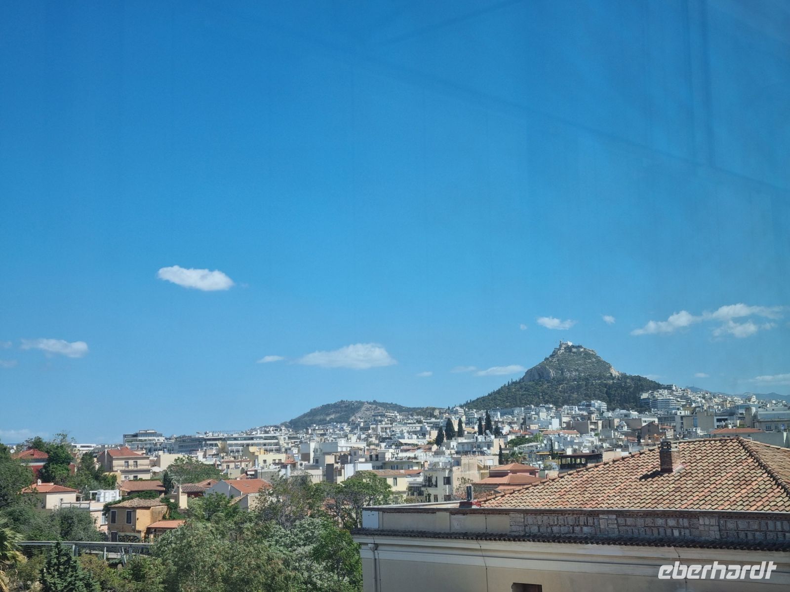 Athen - Ausblick vom Akropolismuseum...