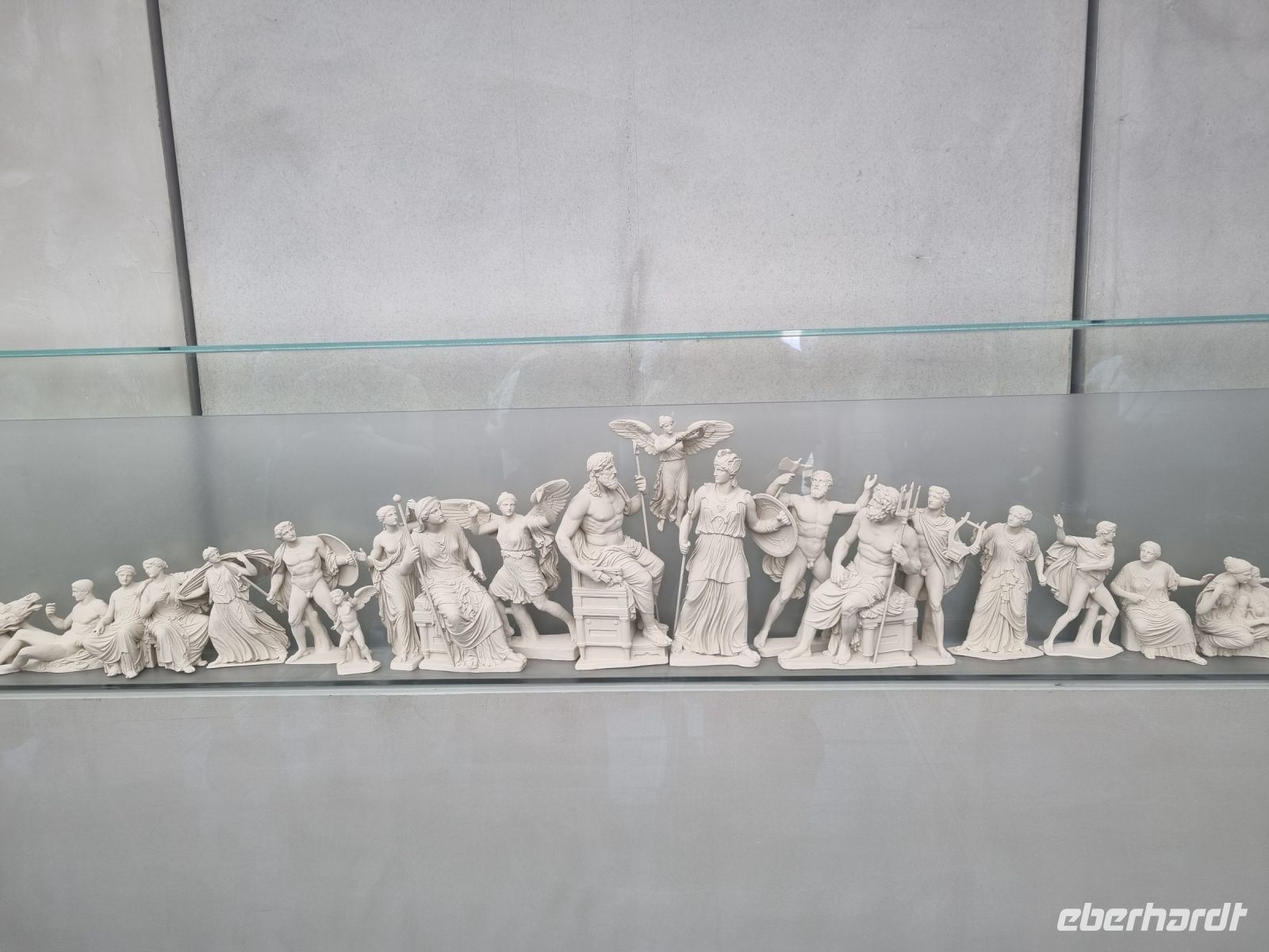 Athen - Akropolismuseum (Rekonstruktion des Westgiebels vom Parthenon-Tempel)