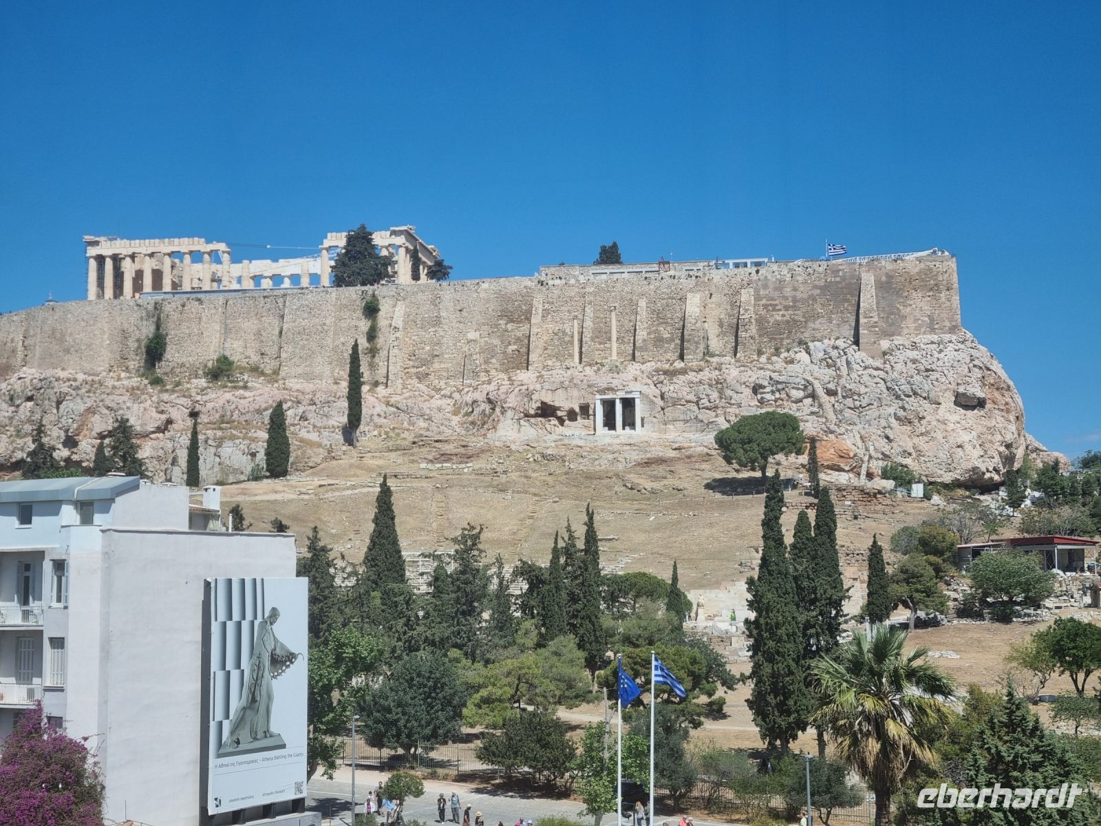 Athen - Ausblick vom Akropolismuseum...