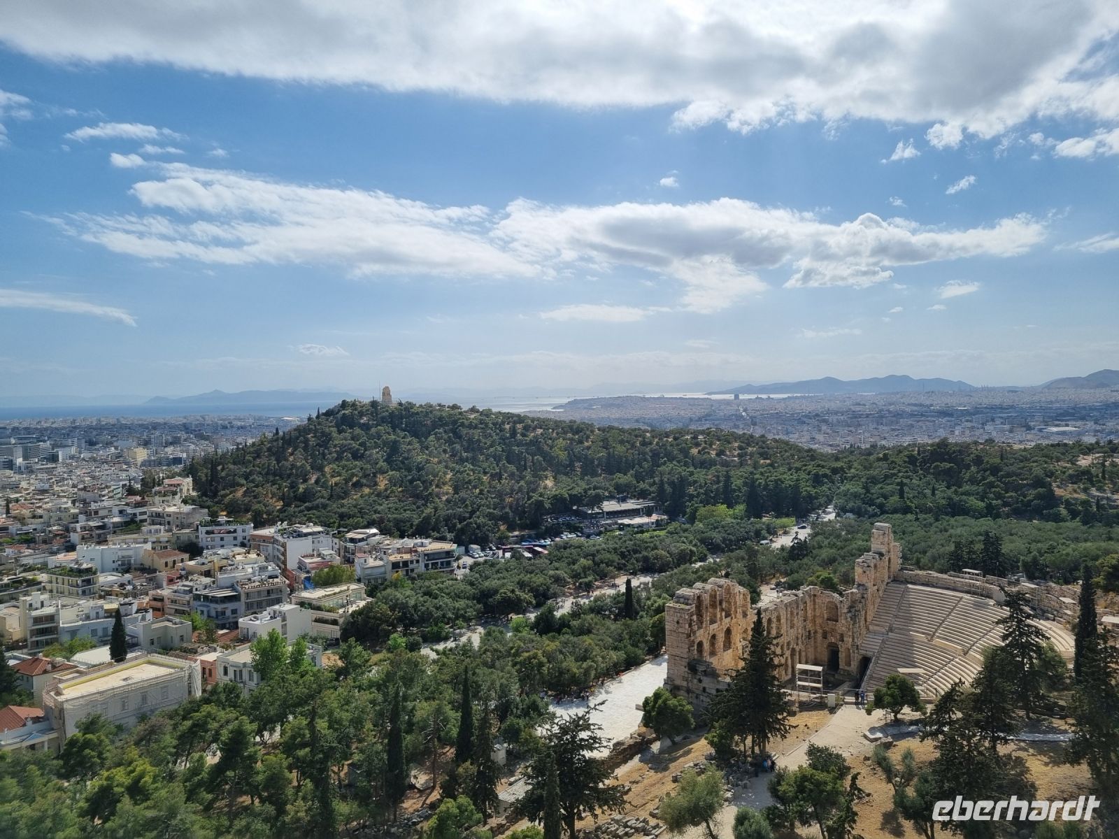 Athen - Ausblick von der Akropolis 