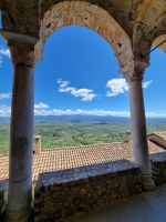 Mystras - Balkon der Klosterkirche Pantanassa