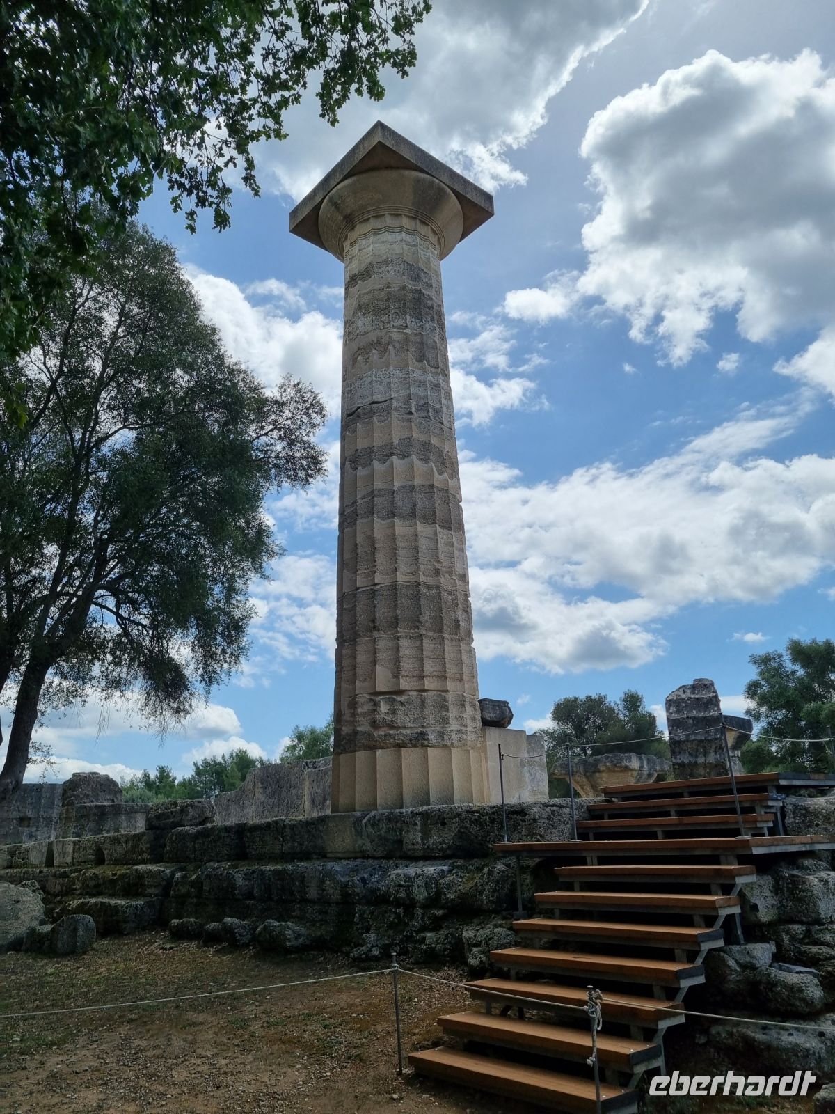 Olympia - Säule des Zeus-Tempels