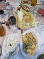 1.Abendessen auf Santorin