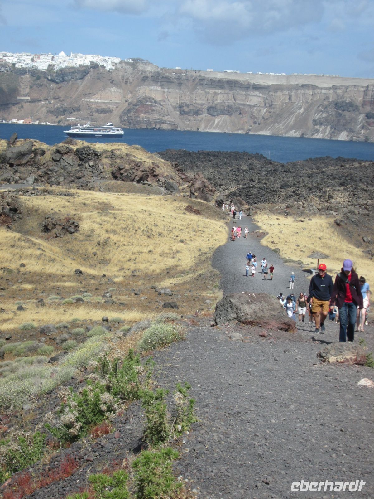 Kraterspaziergang auf Nea Kameni