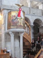 Kanzel auf 2 Marmorsäulen