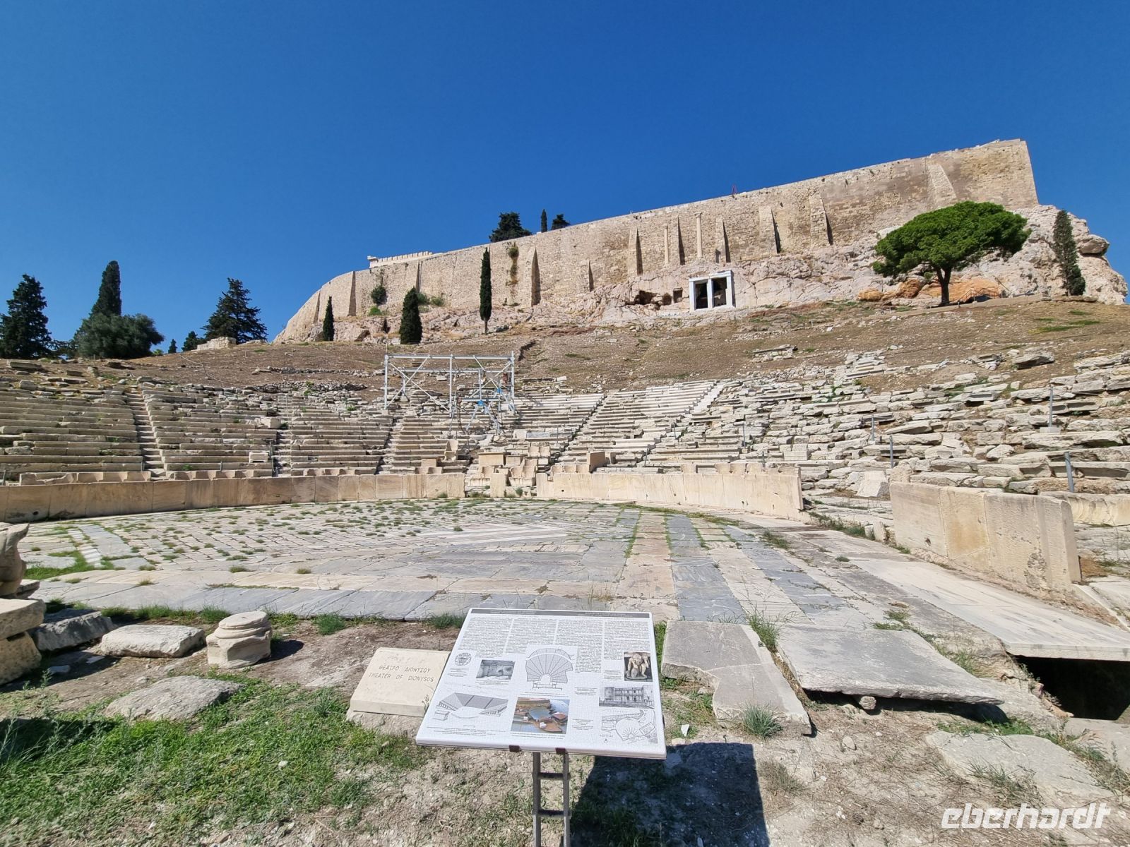 Athen - Theater des Dionysos am Fuße der Akropolis 