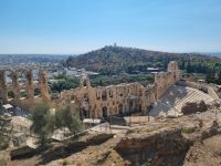 Athen - Odeon des Herodes Atticus am Fuße der Akropolis 