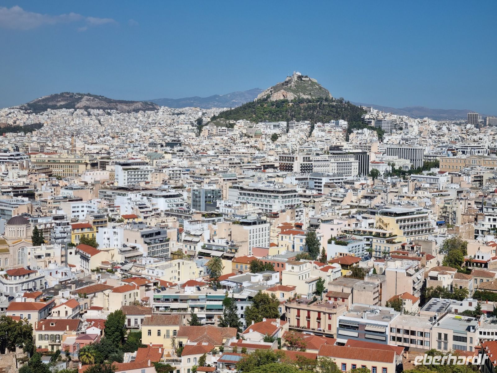 Athen - Ausblick von der Akropolis 