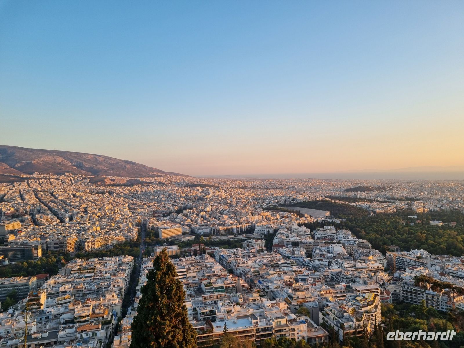 Athen - Ausblick vom Lykabettus-Hügel 