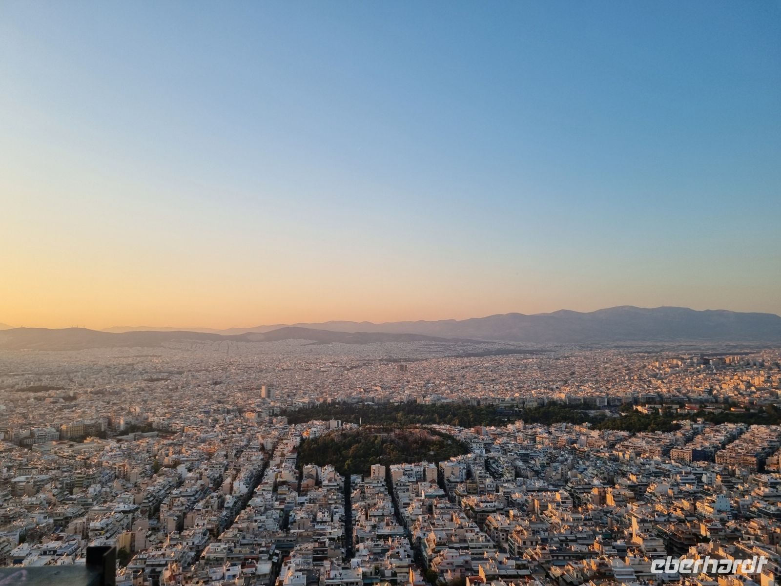 Athen - Ausblick vom Lykabettus-Hügel 
