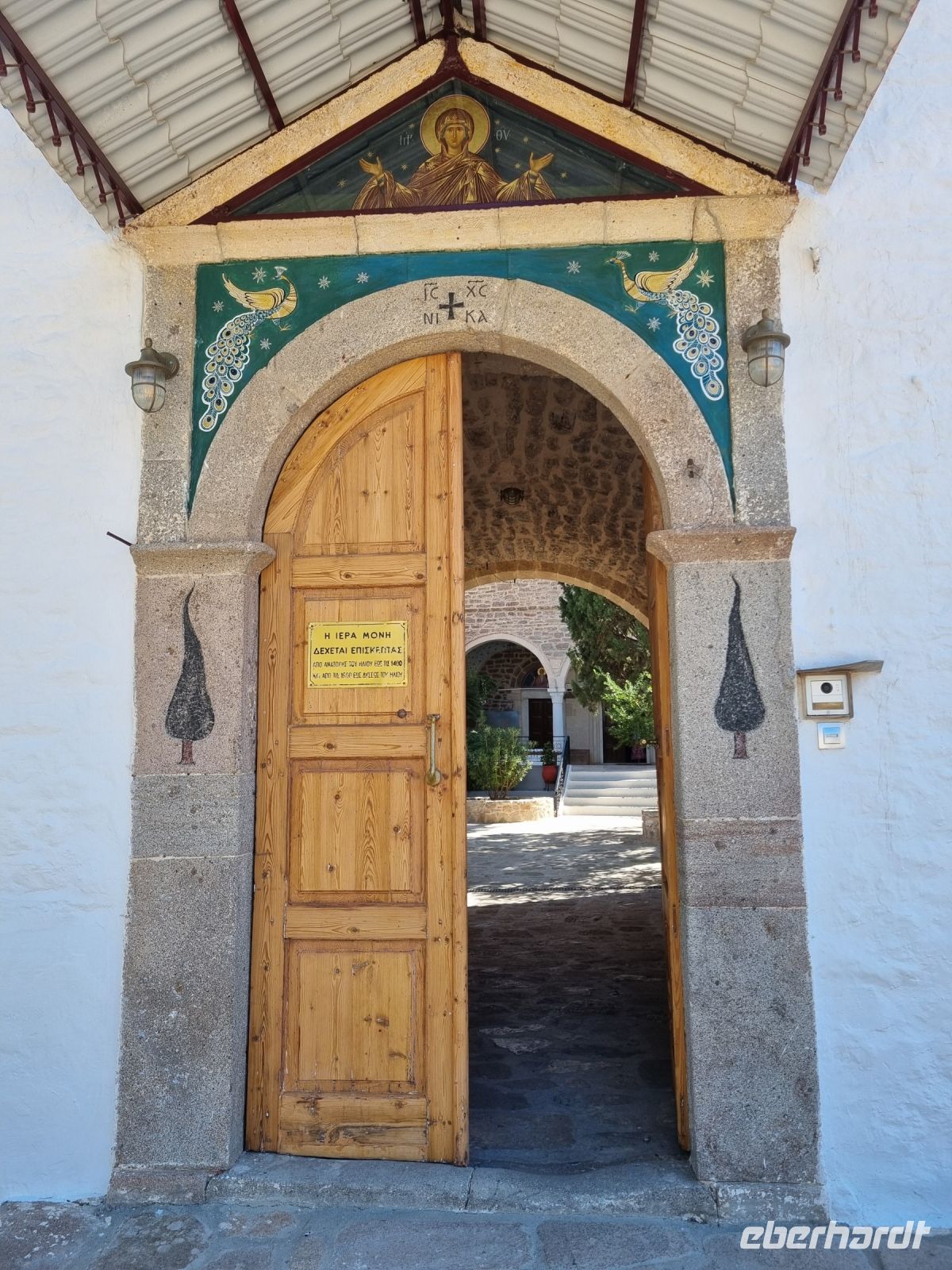 Insel Aegina - Heiliges Kloster der Jungfrau Maria Chrysoleontissa 