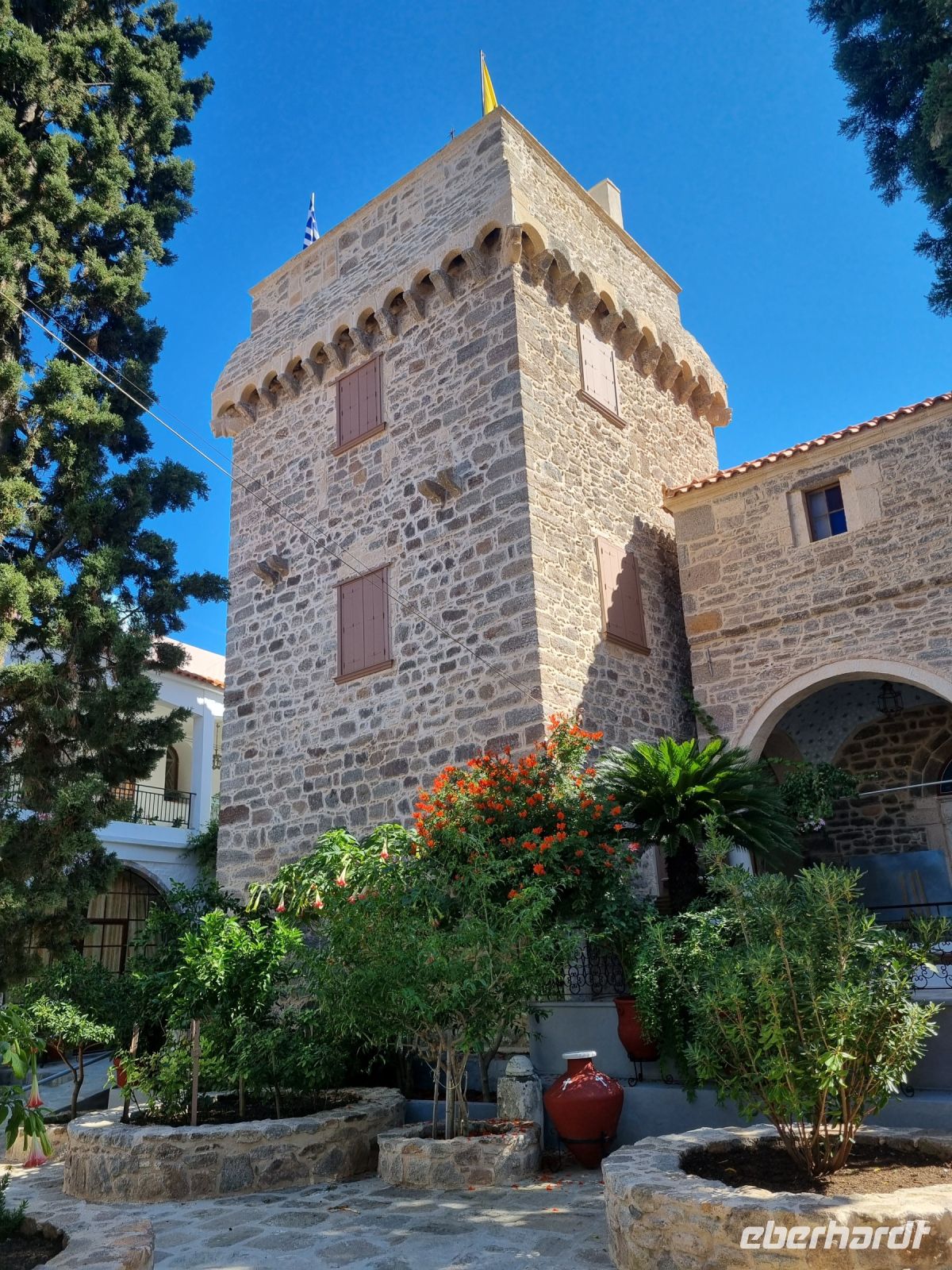 Insel Aegina - Heiliges Kloster der Jungfrau Maria Chrysoleontissa 