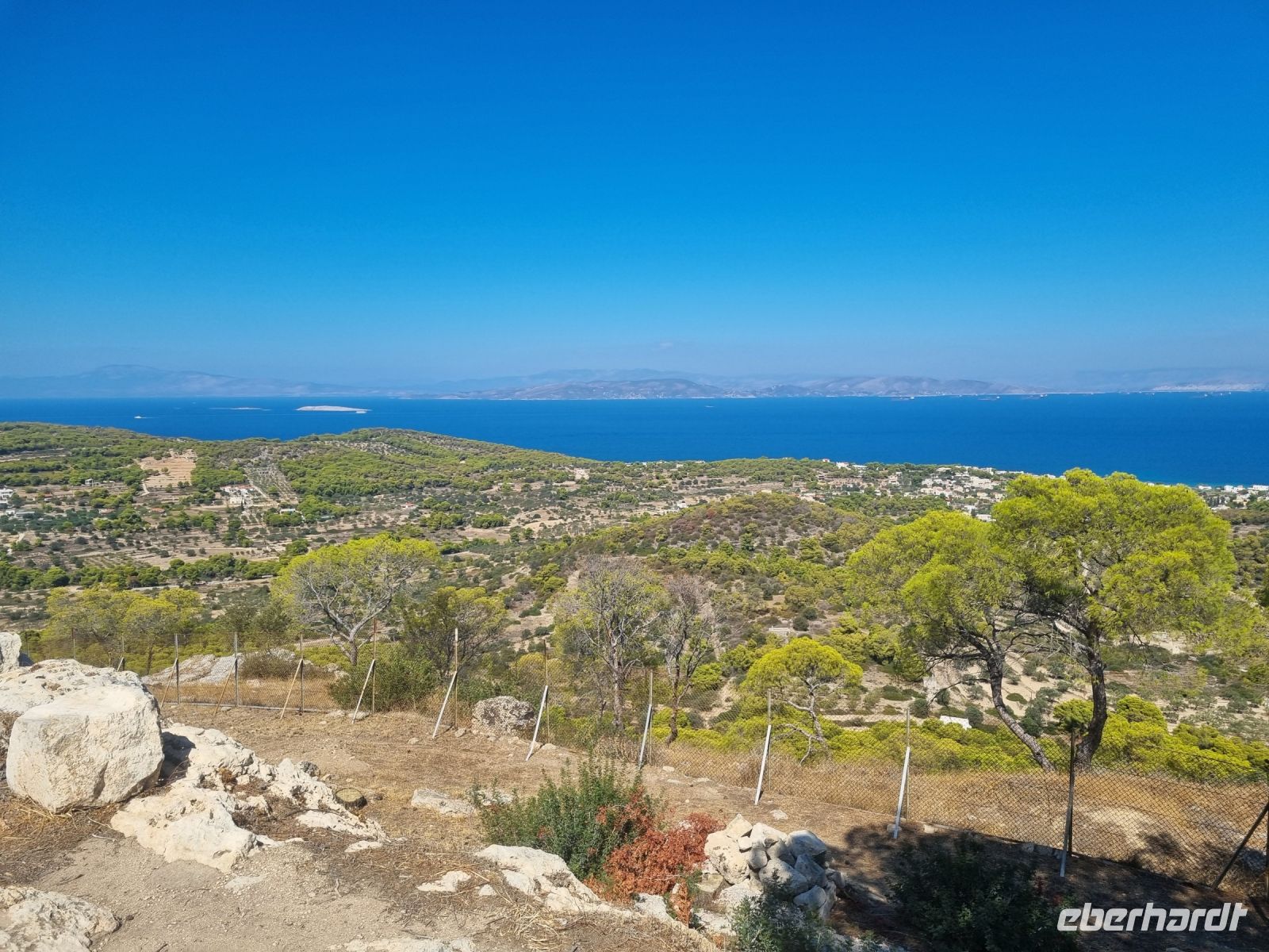 Insel Aegina - Ausbick vom Aphaia-Tempel