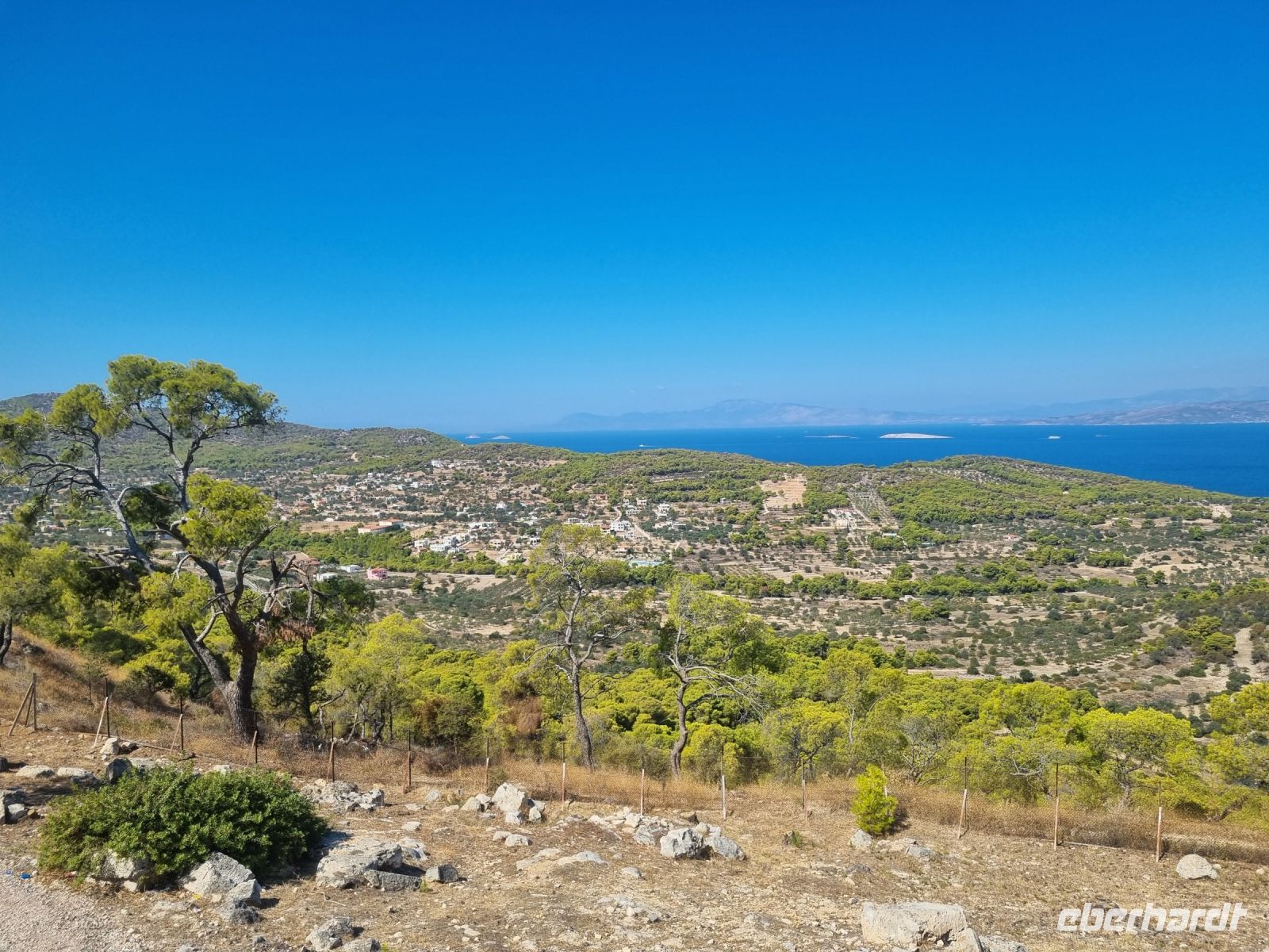 Insel Aegina - Ausbick vom Aphaia-Tempel
